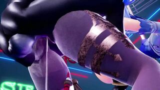 0009 -【R18-MMD】Genshin Impact's nightclub fuck 原神俱乐部
