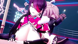 0009 -【R18-MMD】Genshin Impact's nightclub fuck 原神俱乐部
