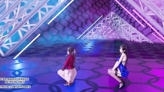 [MMD] T ara - NumberNine Aerith Tifa Lockhart Purple Dress Final Fantasy 7 Remake Hot Kpop Dance