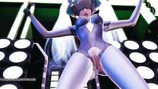 [MMD] BaseDownLow Sona DJ Sexy Striptease 4K 60FPS League of Legends