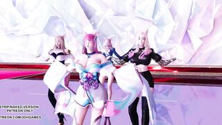 [MMD] GFRIEND - MAGO Ahri KDA Hot Kpop Dance 4K 60FPS