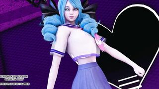 [MMD] Fiestar - Apple Pie Gwen League Of Legends Erotic Dance Kpop