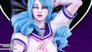 [MMD] Fiestar - Apple Pie Gwen League Of Legends Erotic Dance Kpop