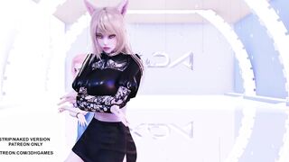 [MMD] Stellar - Vibrato Ahri Seraphine Kaisa KDA League of Legends Hot Kpop Dance Erotic 4K 60FPS