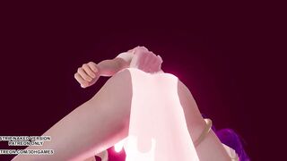 [MMD] MajorLazer - Sua Cara Ahri Kaisa Seraphine KDA Sexy Hot Dance League of legends Hentai