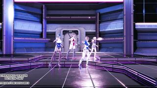[MMD] Glide Marie Rose Mai Shiranui Tamaki Kasumi DOA Sexy Hot Erotic Dance 4K 60FPS