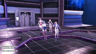 [MMD] Glide Marie Rose Mai Shiranui Tamaki Kasumi DOA Sexy Hot Erotic Dance 4K 60FPS