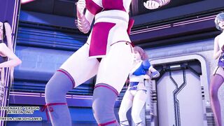 [MMD] Glide Marie Rose Mai Shiranui Tamaki Kasumi DOA Sexy Hot Erotic Dance 4K 60FPS