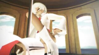 【MMD】Weiss Schnee Poledance【R-18】
