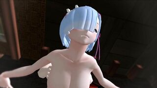 3D Hentai Rem bondage doggy