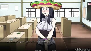 Kunoichi Trainer P2. Hinata Fucked In Study Class