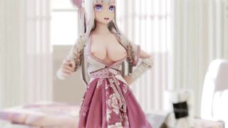 0061 -【R18-MMD】Re: Zero Emilia 愛蜜莉雅 #1