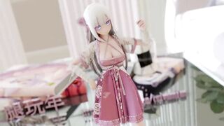 0061 -【R18-MMD】Re: Zero Emilia 愛蜜莉雅 #1