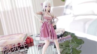 0061 -【R18-MMD】Re: Zero Emilia 愛蜜莉雅 #1