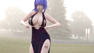 0054 -【R18-MMD】Azur Lane 碧蓝航线 St. Louis + Haku