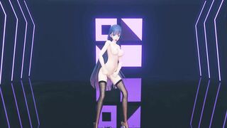 0051 -【R18-MMD】Honkai Impact 3 APHO Raiden Mei 崩坏3 雷电芽衣 #3