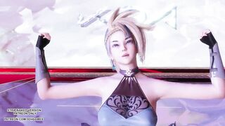 [MMD] Aespa - Savage Akali Hot Kpop Dance League of Legends KDA