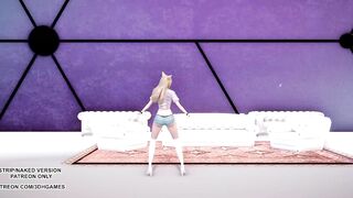 [MMD] HyoMin - NiceBody Ahri Sexy Kpop Dance 4K League of Legends Hot Dance