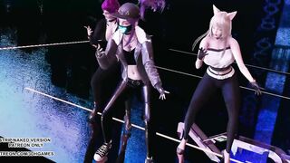 [MMD] Chung ha - Bicycle KDA Ahri Akali Evelynn Sexy Kpop Dance 4K League of Legends Hot Kpop Dance