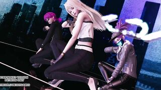 [MMD] Chung ha - Bicycle KDA Ahri Akali Evelynn Sexy Kpop Dance 4K League of Legends Hot Kpop Dance
