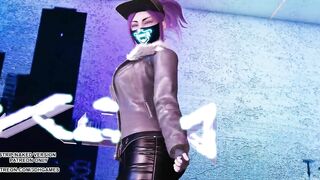 [MMD] Chung ha - Bicycle KDA Ahri Akali Evelynn Sexy Kpop Dance 4K League of Legends Hot Kpop Dance