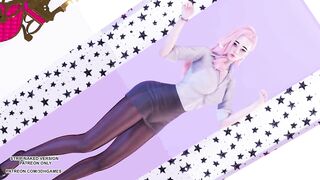 [MMD] AOA - Exuse Me Seraphine Sexy Kpop Dance 4K League of Legends KDA Korean Dance