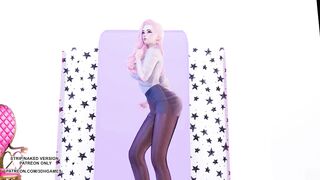 [MMD] AOA - Exuse Me Seraphine Sexy Kpop Dance 4K League of Legends KDA Korean Dance