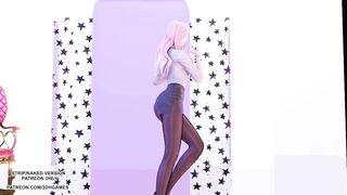 [MMD] AOA - Exuse Me Seraphine Sexy Kpop Dance 4K League of Legends KDA Korean Dance