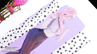 [MMD] AOA - Exuse Me Seraphine Sexy Kpop Dance 4K League of Legends KDA Korean Dance