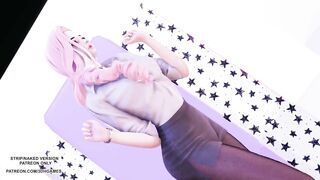 [MMD] AOA - Exuse Me Seraphine Sexy Kpop Dance 4K League of Legends KDA Korean Dance
