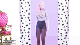 [MMD] AOA - Exuse Me Seraphine Sexy Kpop Dance 4K League of Legends KDA Korean Dance