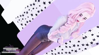 [MMD] AOA - Exuse Me Seraphine Sexy Kpop Dance 4K League of Legends KDA Korean Dance