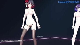 0084 -【R18-MMD】Honkai Impact 3 崩坏3 Seele + Veliona - Chocolate cream