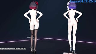 0084 -【R18-MMD】Honkai Impact 3 崩坏3 Seele + Veliona - Chocolate cream