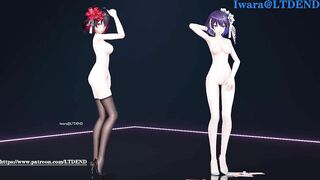0084 -【R18-MMD】Honkai Impact 3 崩坏3 Seele + Veliona - Chocolate cream
