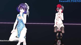 0084 -【R18-MMD】Honkai Impact 3 崩坏3 Seele + Veliona - Chocolate cream