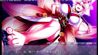 Queen Nine-tailed trains Onmyoji! !! Let's end it with a footjob