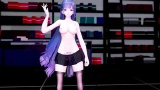 0118 -【R18-MMD】Honkai Impact 3 APHO Raiden Mei 崩坏3 雷电芽衣 - Chocolate cream