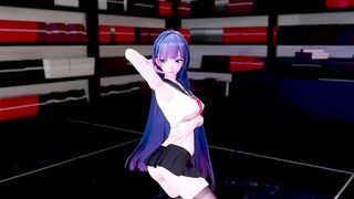 0118 -【R18-MMD】Honkai Impact 3 APHO Raiden Mei 崩坏3 雷电芽衣 - Chocolate cream
