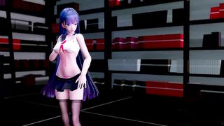0118 -【R18-MMD】Honkai Impact 3 APHO Raiden Mei 崩坏3 雷电芽衣 - Chocolate cream