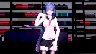 0118 -【R18-MMD】Honkai Impact 3 APHO Raiden Mei 崩坏3 雷电芽衣 - Chocolate cream