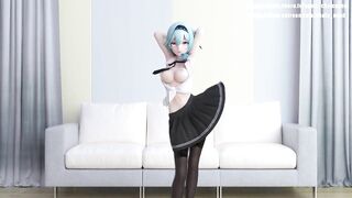 0167 -【R18-MMD】Genshin Impact 原神 Eula 优菈 - Phut hon