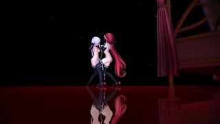 【MMD】River breeze & sea breeze Cakeface (Horny)【R-18】