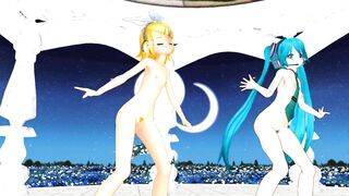 【MMD】Viva Happy [HC type Miku - Kagamine Rin V4X]【R-18】