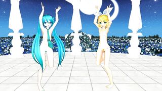【MMD】Viva Happy [HC type Miku - Kagamine Rin V4X]【R-18】