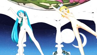 【MMD】Viva Happy [HC type Miku - Kagamine Rin V4X]【R-18】