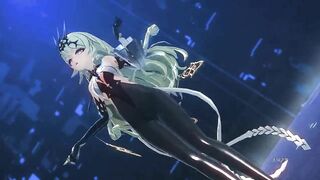 0191 -【R18-MMD】TKnko Honkai Impact 3 崩坏3 Mobius & Elysia 梅比乌斯 爱莉希雅