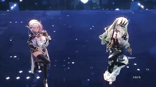 0191 -【R18-MMD】TKnko Honkai Impact 3 崩坏3 Mobius & Elysia 梅比乌斯 爱莉希雅
