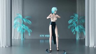0180 -【R18-MMD】Genshin Impact 原神 Eula 优菈 - Shake it