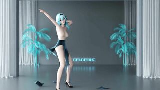 0180 -【R18-MMD】Genshin Impact 原神 Eula 优菈 - Shake it